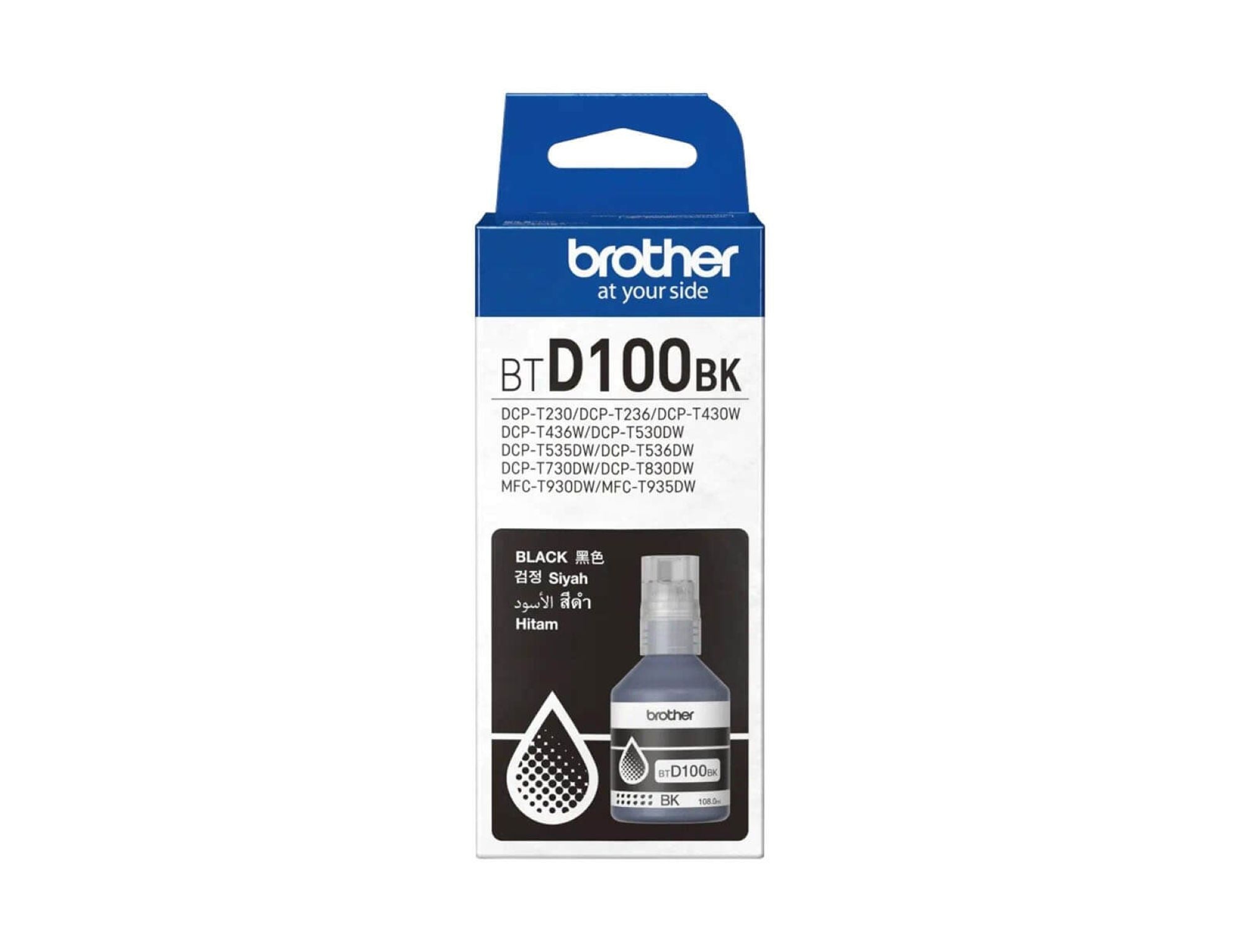 Αυθεντικό Μελάνι Brother BTD100BK